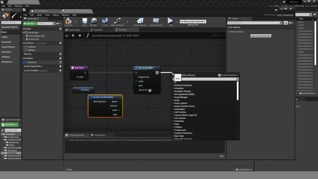 Ue4.Инвентарь за 10 минут, базовая структура инвентаря. Урок #11 Unreal Engine