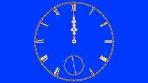 Часы - хромакей