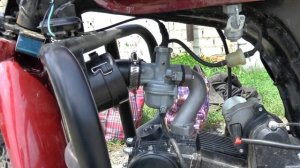 Замена воздушного фильтра на мопеде Альфе RM - 3 на фильр от питбайка.