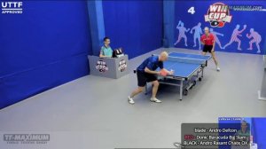 ОХ длинные шипы СПРАВА у стола: Сулим Александр, игра длинными шипами без губки, техника и тактика