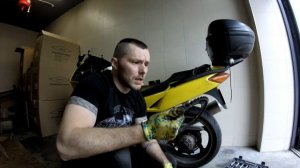 Замена цепи на Honda VFR800