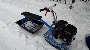 Буксировщик НЕВА МС-1К после замены двигателя на LIFAN 6,5 л.с.