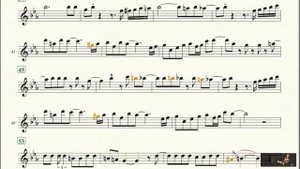 Michael Bublé - Winter Wonderland - Solo Soprano Sax/Tenor Sax / Trumpet Sheet Music in Original Ke