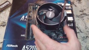 Installing Ryzen 3 3100 into AsRock A520m ITX AC motherboard, AM4 CPU