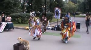 индейцы на вднх танцуют и поют часть 3