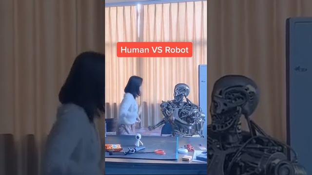 Human VS Robot 😂😂😂😂#human