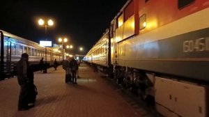 прибытие скорого поезда Гомель Москва 56 на ст Могилёв гомельская область