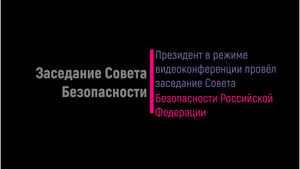 Заседание Совета Безопасности