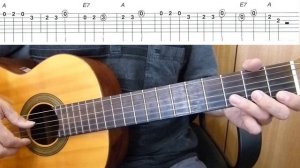 London Bridge Is Falling Down - Easy Guitar melody tutorial + TAB Guitar lesson