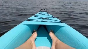 Надувные каяки BLAU SEE Shark и Big Fish на воде