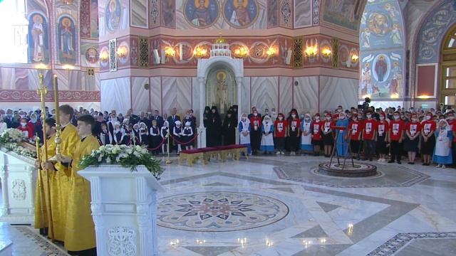 Патриаршее богослужение в восстановленном Александро-Невского соборе Волгограда (2021.09.21)