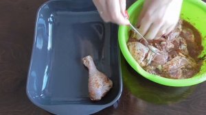 Курица в томатном маринаде!