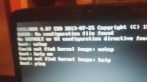 No DEFAULT or UI configuration directive found