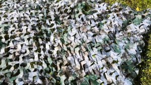 Маскировочная сетка для дачи тест под дождём окончен