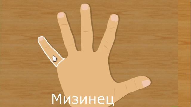 Учим пальчики на руках. Мультики для детей.