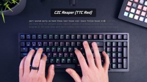 TTC Red vs. Cherry Red | Sound Test Comparison (Different Keyboards)