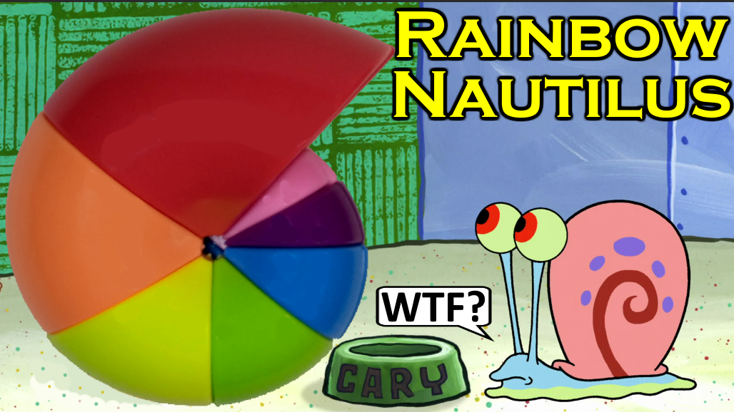 Как собрать Радужную Улитку, Rainbow Nautilus How to solve Square, Скваер смотреть онлайн