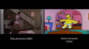 Сцены из культовых фильмов в Симпсонах