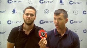 Угловой шарнирный адаптер и полимерный зачистной диск(корал)