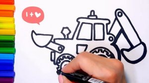 ??How To Draw A Tractor ? ? ? Drawing, Painting & Coloring For  | How To Draw Easy | Draw With Me ?