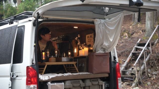 【車中泊】雨の森でひとり車中泊。私が雨の車中泊が好きな理由。