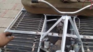 Самодельный двухгусеничный снегоход