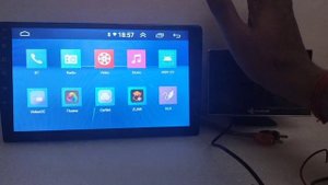 Mtk//Topway Ts7 Android car Stereo  Connect to Headrest//Video out // Using usb Adaptor