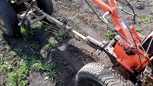 Адаптер для мотоблока. испытание.