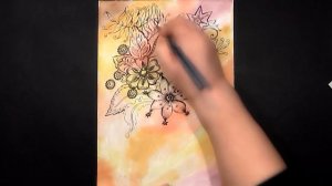 Floral Fantasy - Pen & Ink Drawing | IOTN