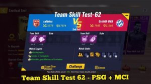 Football Master 2 Team Skill Test 29 , 40 , 62 , 93 , 123 , 127 - how to complete tactical test