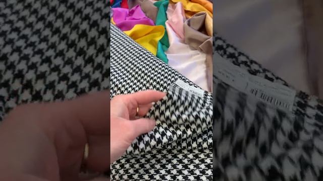 Ткань для костюма или пальто - Гусиная лапка