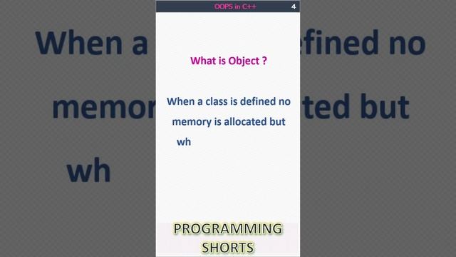 What is Object ? #ObjectOrientedProgramming #Objects #ProgrammingBasics #JavaScript #Python #C++