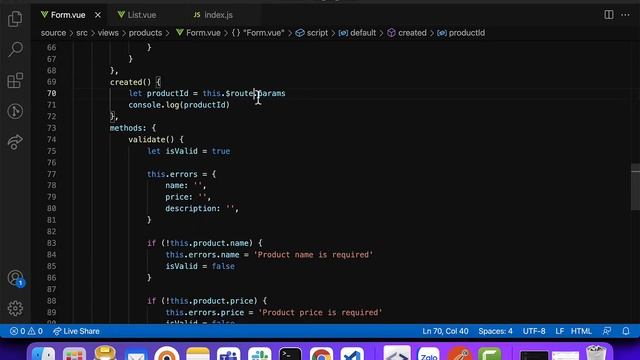 07. Học Vue Js qua project thực tế - Update Product