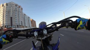 Прохват на заднем колесе на съезде с 4 моста на yamaha YZ426F