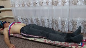 Вытяжка позвоночника с помощью силового блока