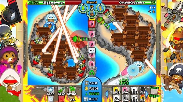 So I decided to NERF myself in Bloons TD Battles... смотреть онлайн