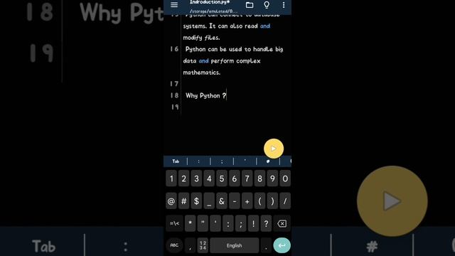 Python Programming Introduction on Mobile | Learn Python Anytime, Anywhere!