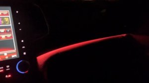 Ambient lighting in Renault talisman