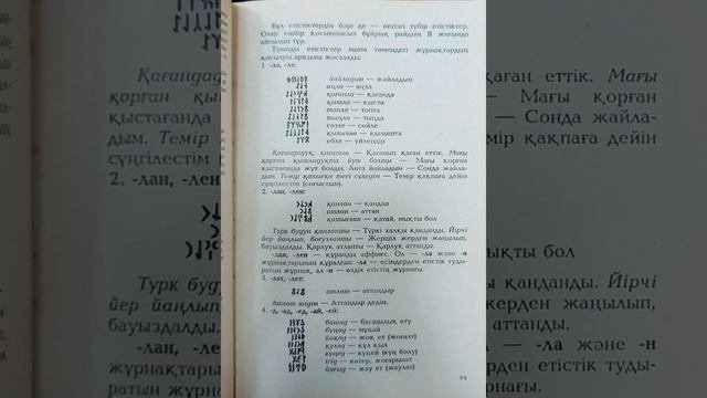 Ғ. Айдаров. Орхон-Енисей және көне ұйғыр жазба ескерткіштерінің тілі