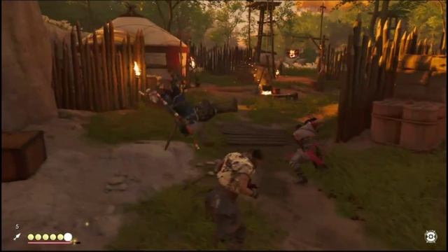PS 4 Ghost of Tsushima / Призрак Цусимы #78 Переправа Стремительных Вод Прохождение