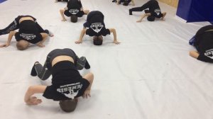 Тренировка по вольной борьбе.