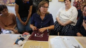 Золотошвейная мастерская “Убрус” Мастер класс “Техника вышивки жемчугом”