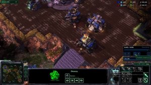 Starcraft 2 1x1 быстрый штурм пехотой