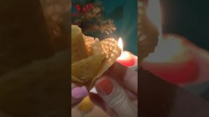 РОЗА. Просто красивая свеча из вощины???