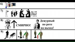 Обязанности дневального по роте в картинках. Выучить легко