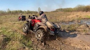 ВИДЕЛИ, КАК ПЛАВАЕТ КВАДРОЦИКЛ CF MOTO X6 ? Вездеход 4x4 для любителей off road