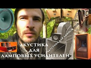 Акустика для ламповых усилителей