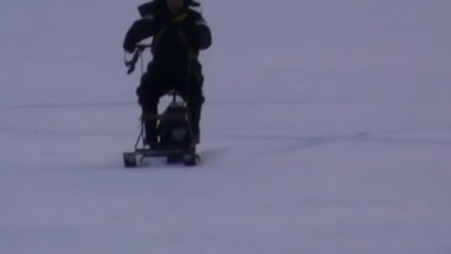 Мотосани " Муравей" для рыбалки на среднем колесе смотреть онлайн