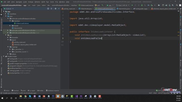 Android Development Tutorial - Multi Video Firebase смотреть онлайн