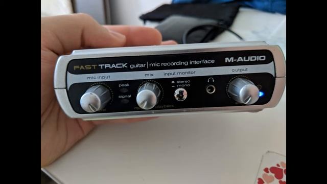 M-audio Fast Track sound card test смотреть онлайн